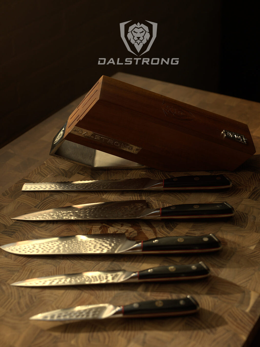 5-Piece Knife Block Set | Shogun Series | ELITE |